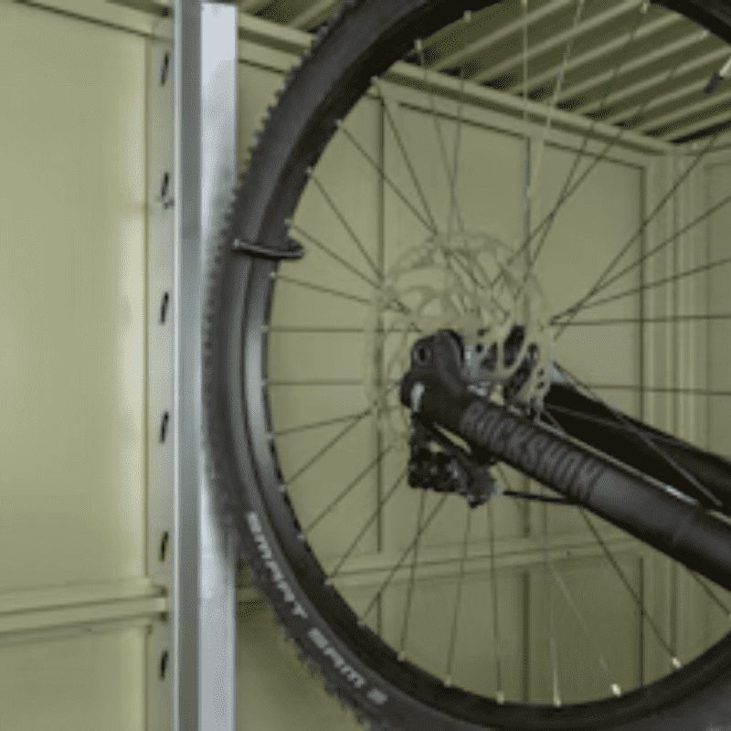 HormannShedWallMountedBicyclerack