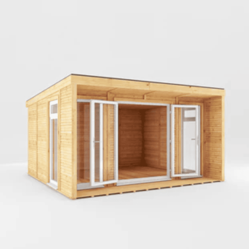 Mercia Creswell 4x3m Insulated Garden Room – Modern UPVC Office & Studio - Vendra Outdoors