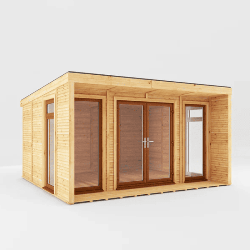 Mercia Creswell 4x3m Insulated Garden Room – Modern UPVC Office & Studio - Vendra Outdoors