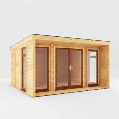 Mercia Creswell 4x3m Insulated Garden Room – Modern UPVC Office & Studio - Vendra Outdoors