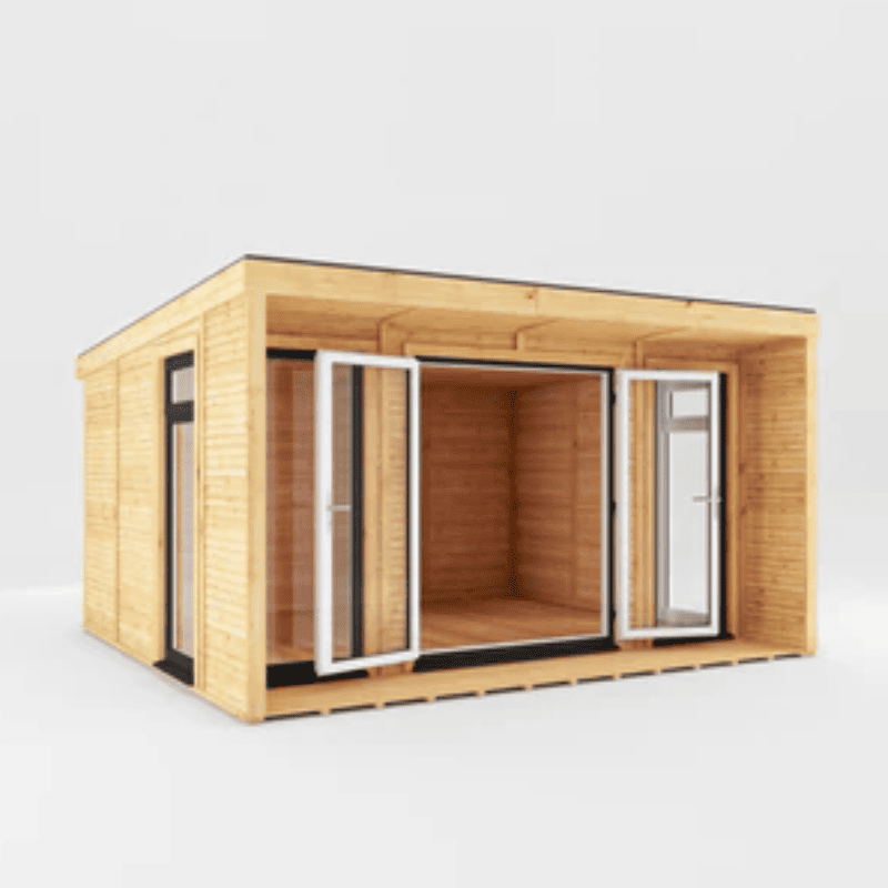 Mercia Creswell 4x3m Insulated Garden Room – Modern UPVC Office & Studio - Vendra Outdoors