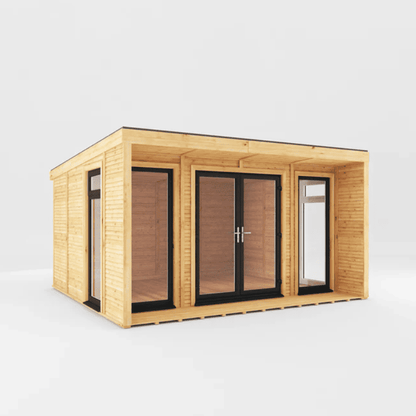 Mercia Creswell 4x3m Insulated Garden Room – Modern UPVC Office & Studio - Vendra Outdoors