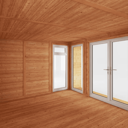 Mercia Creswell 4x3m Insulated Garden Room – Modern UPVC Office & Studio - Vendra Outdoors