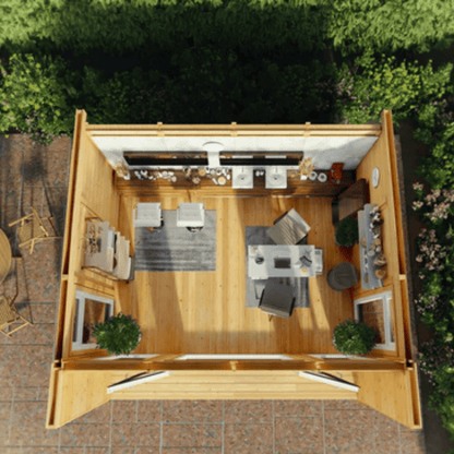 Mercia Creswell 4x3m Insulated Garden Room – Modern UPVC Office & Studio - Vendra Outdoors