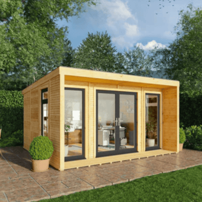 Mercia Creswell 4x3m Insulated Garden Room – Modern UPVC Office & Studio - Vendra Outdoors