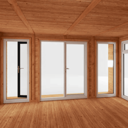 Mercia Creswell 4x3m Insulated Garden Room – Modern UPVC Office & Studio - Vendra Outdoors