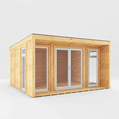 Mercia Creswell 4x3m Insulated Garden Room – Modern UPVC Office & Studio - Vendra Outdoors