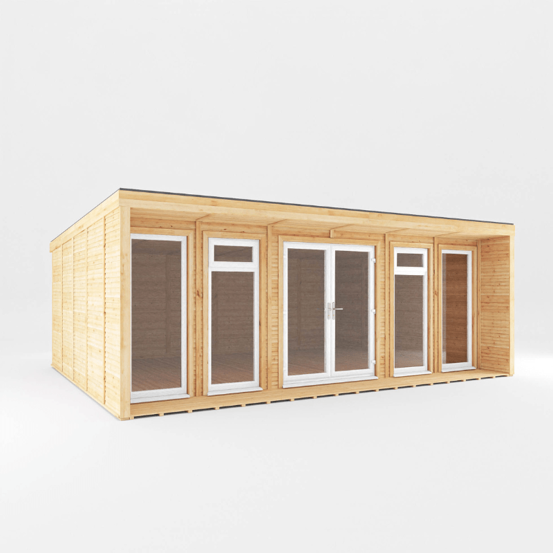 Mercia Creswell 6x4m Insulated Garden Room – Modern UPVC Office & Studio
