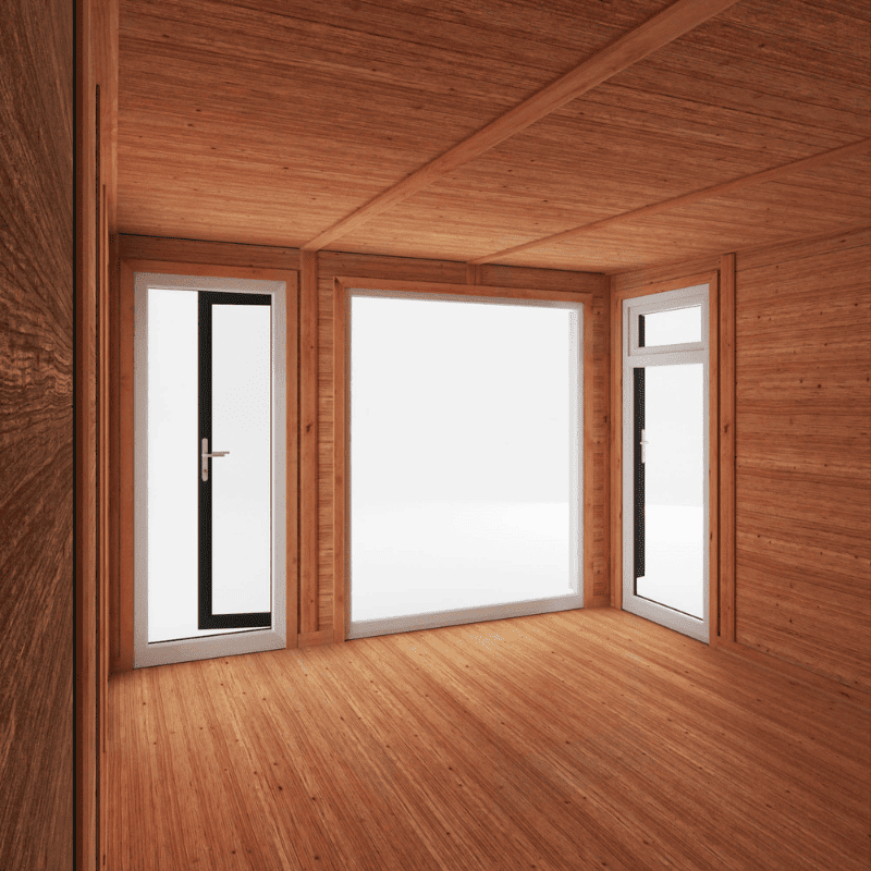 Mercia Edwinstowe 3x4m Insulated Garden Room with UPVC | Modern Home Office, Studio & Retreat