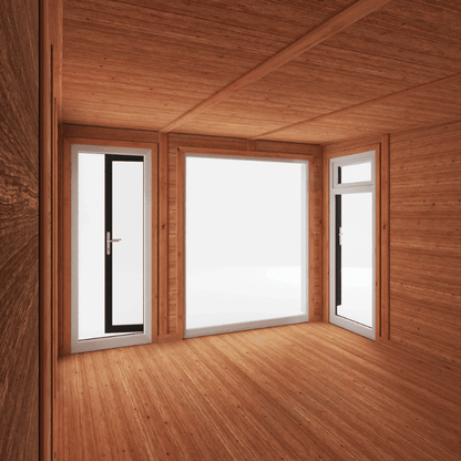 Mercia Edwinstowe 3x4m Insulated Garden Room with UPVC | Modern Home Office, Studio & Retreat