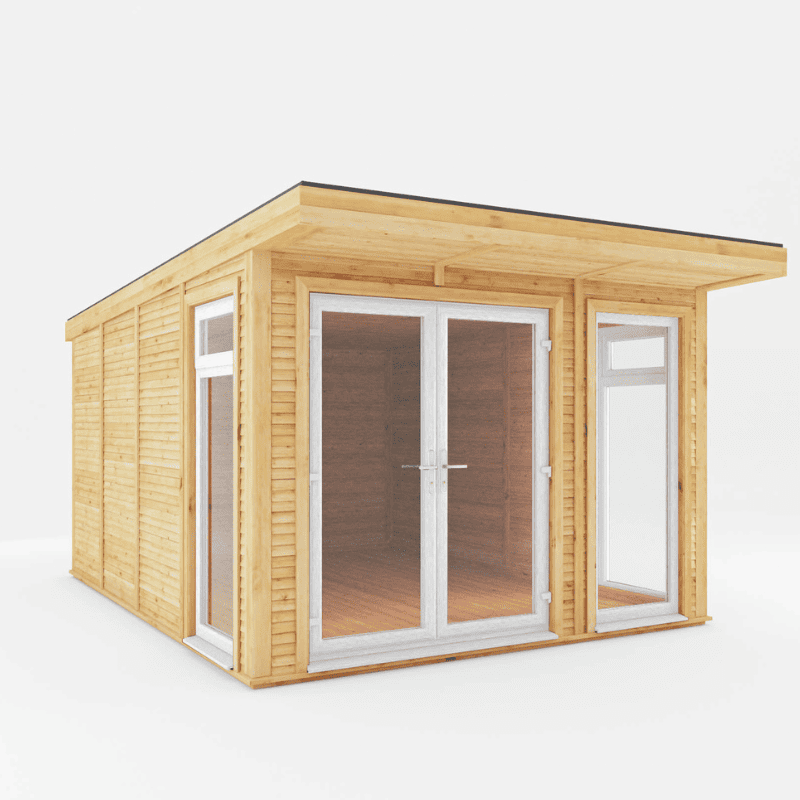 Mercia Edwinstowe 3x4m Insulated Garden Room with UPVC | Modern Home Office, Studio & Retreat