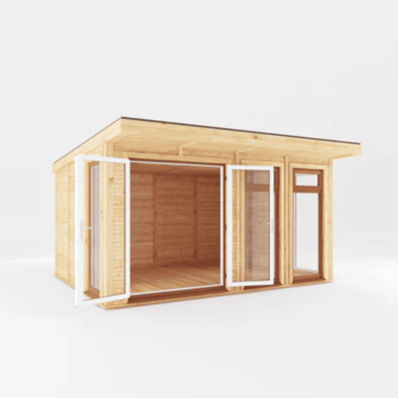Mercia Edwinstowe 4x3m Insulated Garden Room with UPVC | Modern Home Office, Studio & Retreat