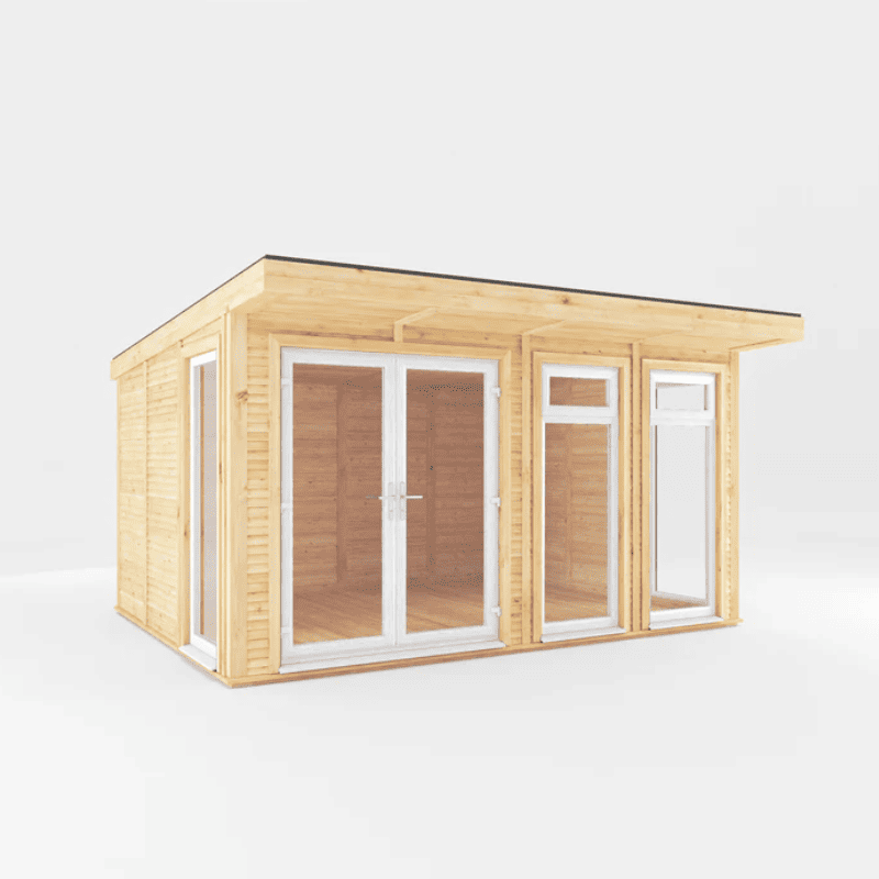 Mercia Edwinstowe 4x3m Insulated Garden Room with UPVC | Modern Home Office, Studio & Retreat