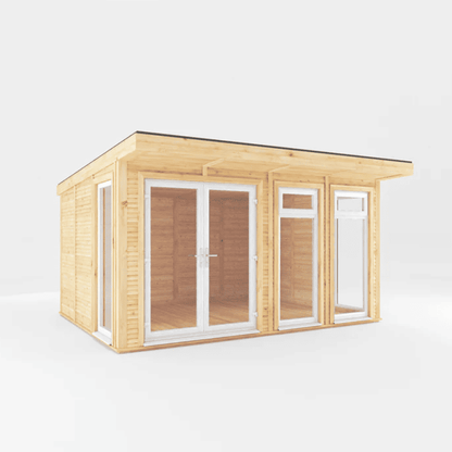 Mercia Edwinstowe 4x3m Insulated Garden Room with UPVC | Modern Home Office, Studio & Retreat