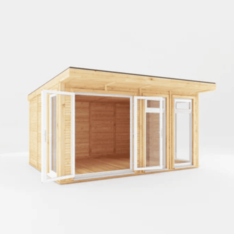 Mercia Edwinstowe 4x3m Insulated Garden Room with UPVC | Modern Home Office, Studio & Retreat