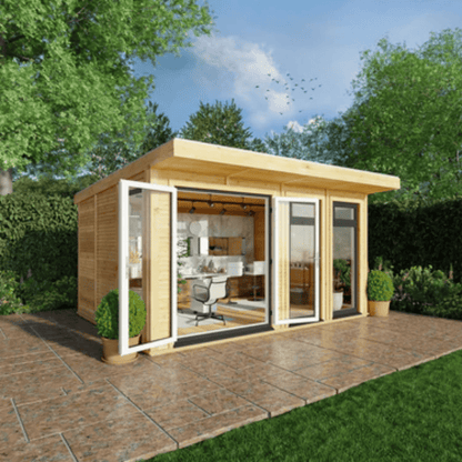 Mercia Edwinstowe 4x3m Insulated Garden Room with UPVC | Modern Home Office, Studio & Retreat