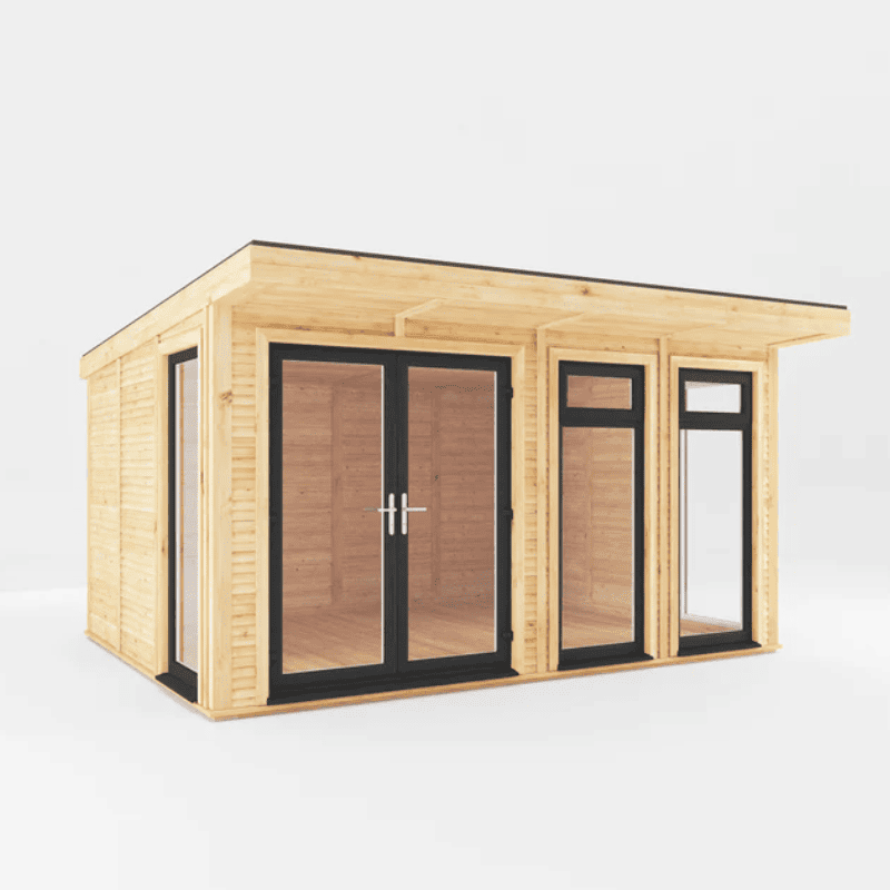 Mercia Edwinstowe 4x3m Insulated Garden Room with UPVC | Modern Home Office, Studio & Retreat