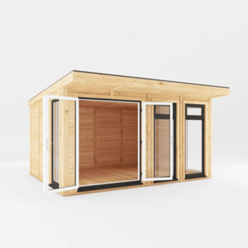 Mercia Edwinstowe 4x3m Insulated Garden Room with UPVC | Modern Home Office, Studio & Retreat