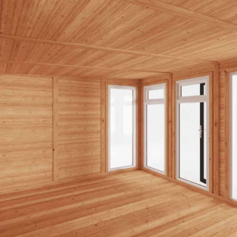 Mercia Edwinstowe 4x3m Insulated Garden Room with UPVC | Modern Home Office, Studio & Retreat