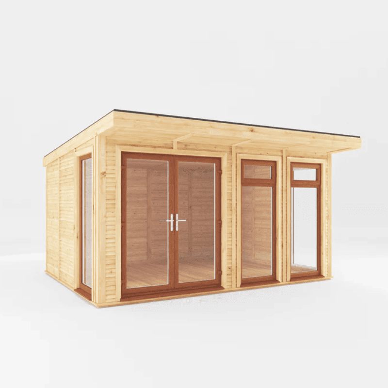 Mercia Edwinstowe 4x3m Insulated Garden Room with UPVC | Modern Home Office, Studio & Retreat