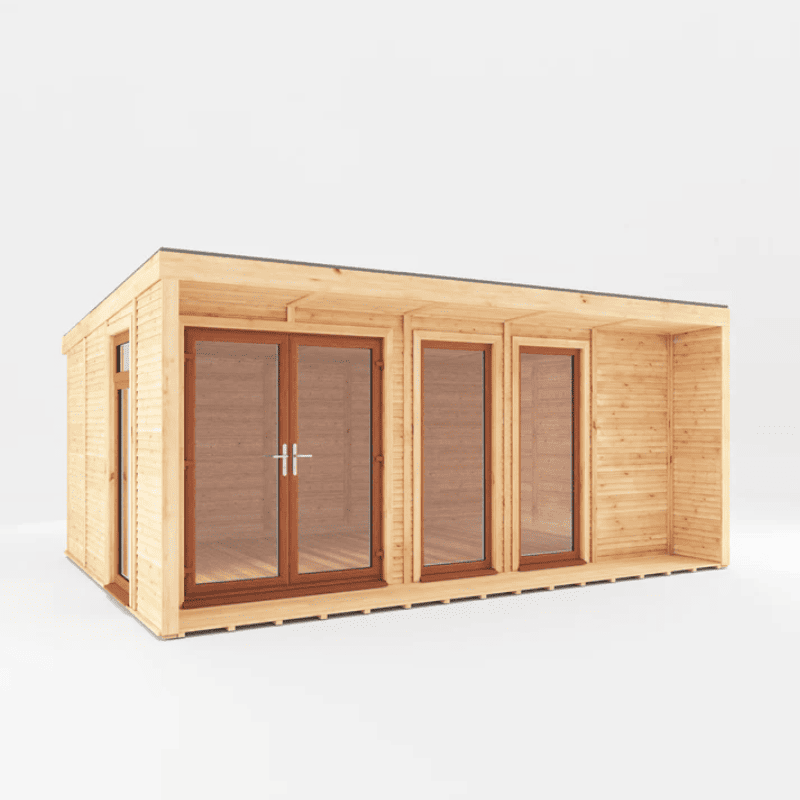 Mercia Edwinstowe 5x3m Insulated Garden Room with UPVC | Modern Home Office, Studio & Retreat