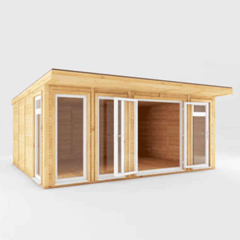 Mercia Edwinstowe 5x4m Insulated Garden Room with UPVC | Modern Home Office, Studio & Retreat.