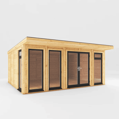 Mercia Edwinstowe 5x4m Insulated Garden Room with UPVC | Modern Home Office, Studio & Retreat
