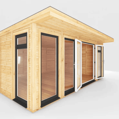 Mercia Edwinstowe 5x4m Insulated Garden Room with UPVC | Modern Home Office, Studio & Retreat.