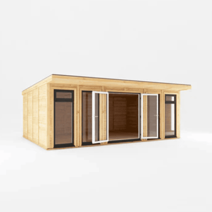Mercia Edwinstowe 6x4m Insulated Garden Room with UPVC | Modern Home Office, Studio & Retreat