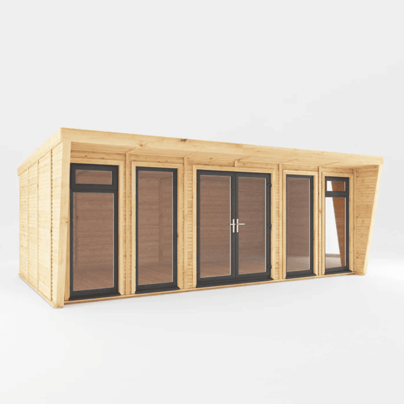Mercia Harlow 6x3m Insulated Garden Room –UPVC Double Glazed | Luxury All-Season Garden Office, Gym &amp; Studio | Fully Fitted, UK-Made
