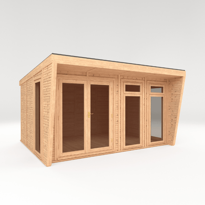 Mercia Harlow Premium Insulated Garden Room Luxury All-Season Double Glazed Garden Office, Gym & Studio | Fully Fitted, UK-Made 4x3m