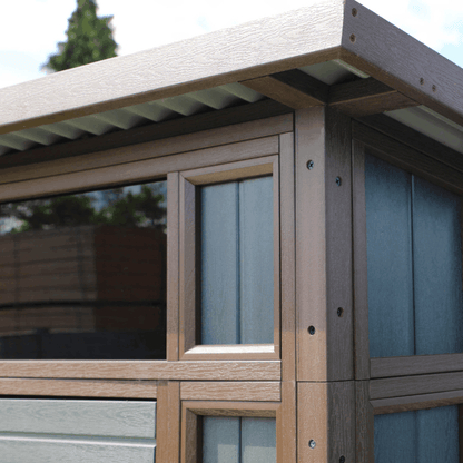 Mercia Premium Composite Pent Shed  7x7| Weatherproof, Maintenance-Free Garden Storage