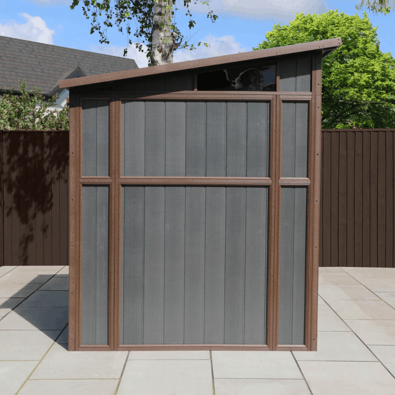 Mercia Premium Composite Pent Shed  7x7| Weatherproof, Maintenance-Free Garden Storage