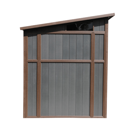 Mercia Premium Composite Pent Shed  7x7| Weatherproof, Maintenance-Free Garden Storage