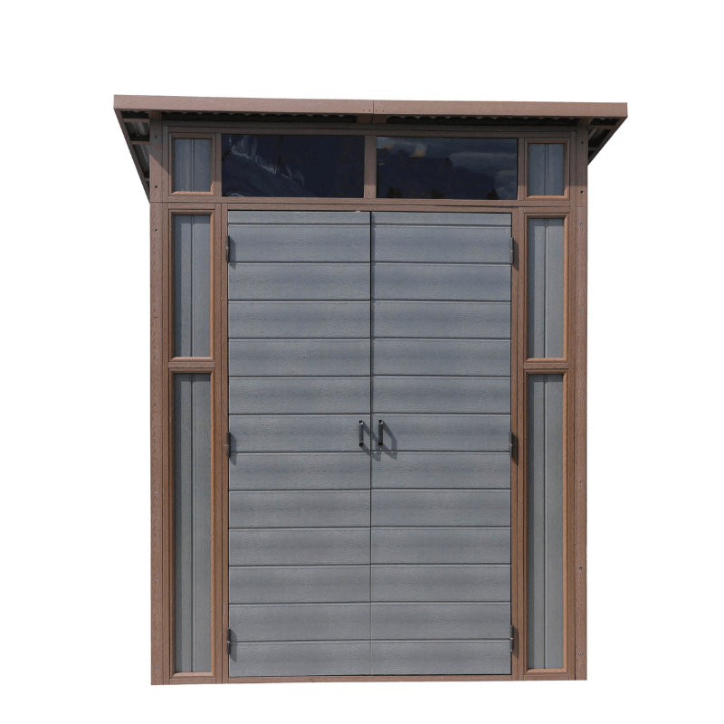 Mercia Premium Composite Pent Shed  7x7| Weatherproof, Maintenance-Free Garden Storage