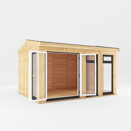 Mercia Rufford 4x3m Insulated Garden Room – UPVC Double Glazed Home Office & Studio
