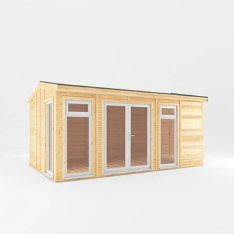 Mercia Rufford 5x3m Insulated Garden Room – UPVC Double Glazed Home Office & Studio