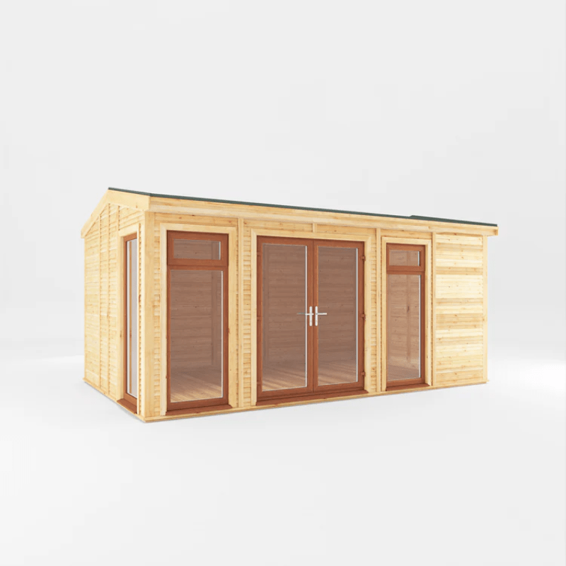Mercia Rufford 5x3m Insulated Garden Room – UPVC Double Glazed Home Office & Studio