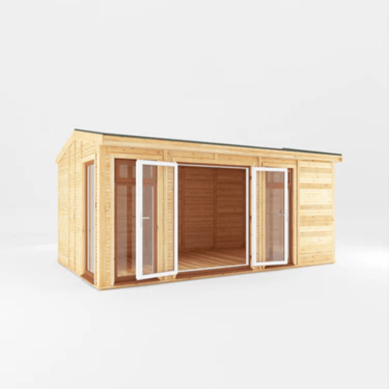 Mercia Rufford 5x3m Insulated Garden Room – UPVC Double Glazed Home Office & Studio