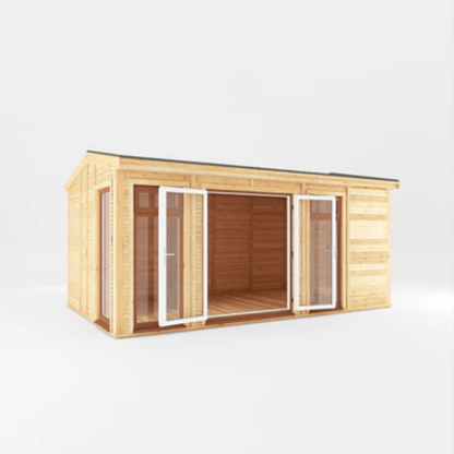 Mercia Rufford 5x3m Insulated Garden Room – UPVC Double Glazed Home Office & Studio