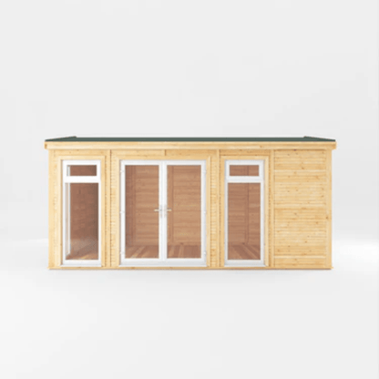 Mercia Rufford 5x3m Insulated Garden Room – UPVC Double Glazed Home Office & Studio
