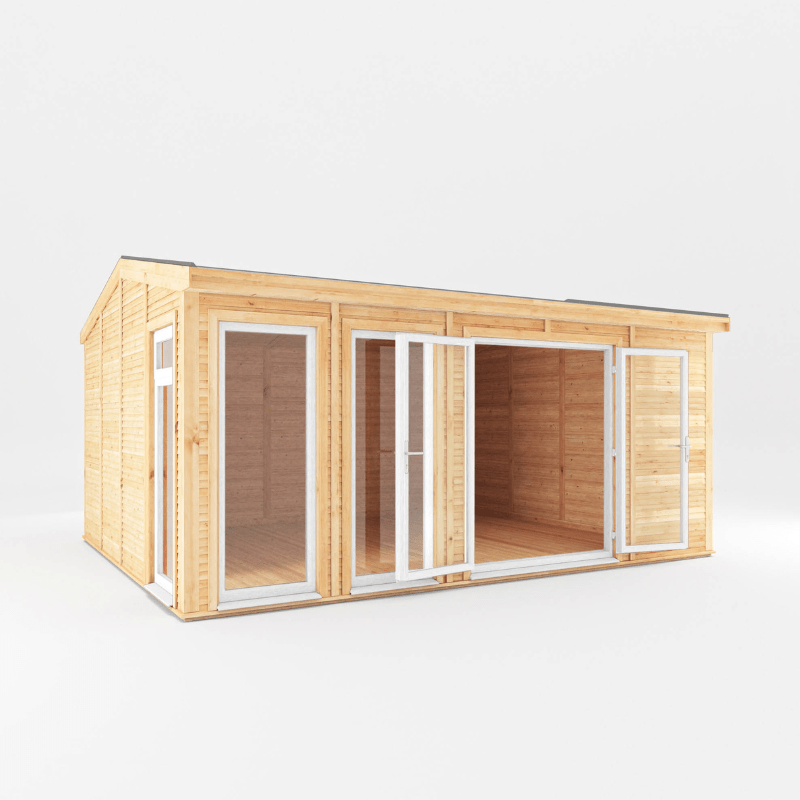 Mercia Rufford 5x4m Insulated Garden Room – UPVC Double Glazed Home Office & Studio