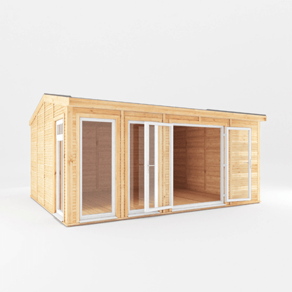 Mercia Rufford 5x4m Insulated Garden Room – UPVC Double Glazed Home Office & Studio