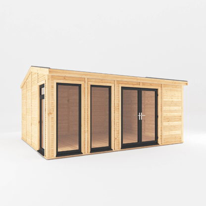 Mercia Rufford 5x4m Insulated Garden Room – UPVC Double Glazed Home Office & Studio
