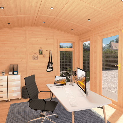 Mercia Rufford Premium Insulated Garden Room 4x3 | Luxury All-Season Double Glazed Home Office & Studio
