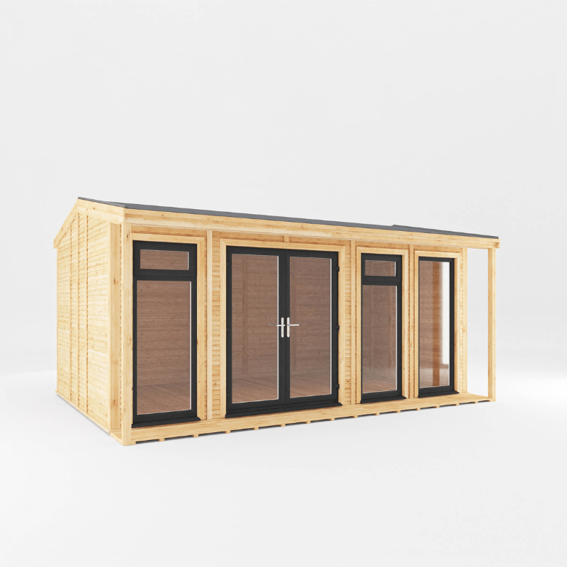 Mercia Thoresby 5x3m Insulated Garden Room – UPVC Double Glazed Home Office, Gym & Studio