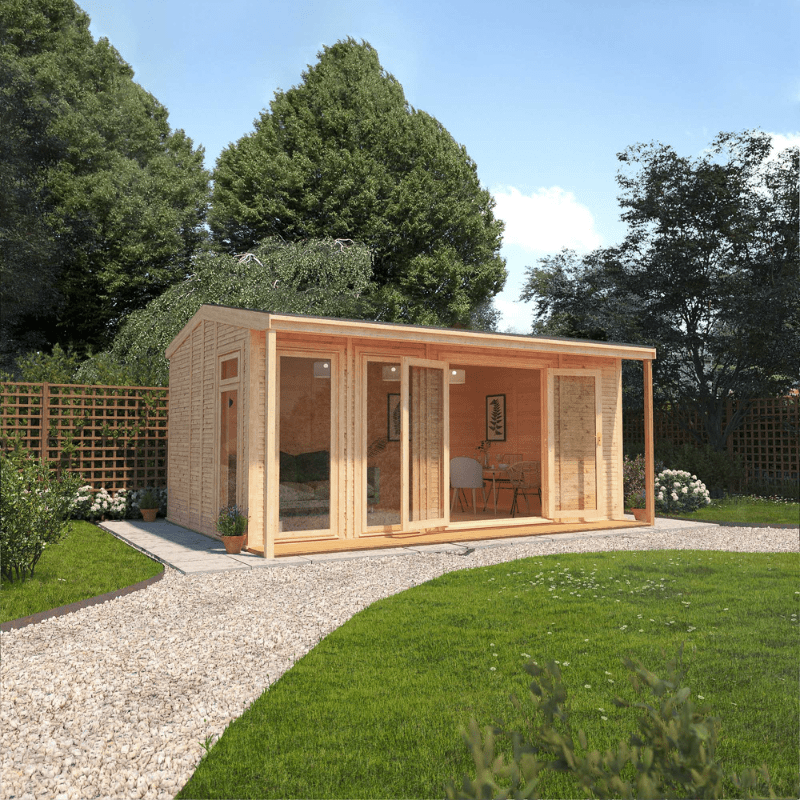Mercia Thoresby 5x3m Premium Insulated Garden Room | All-Year Garden Office, Home Gym & Living Space