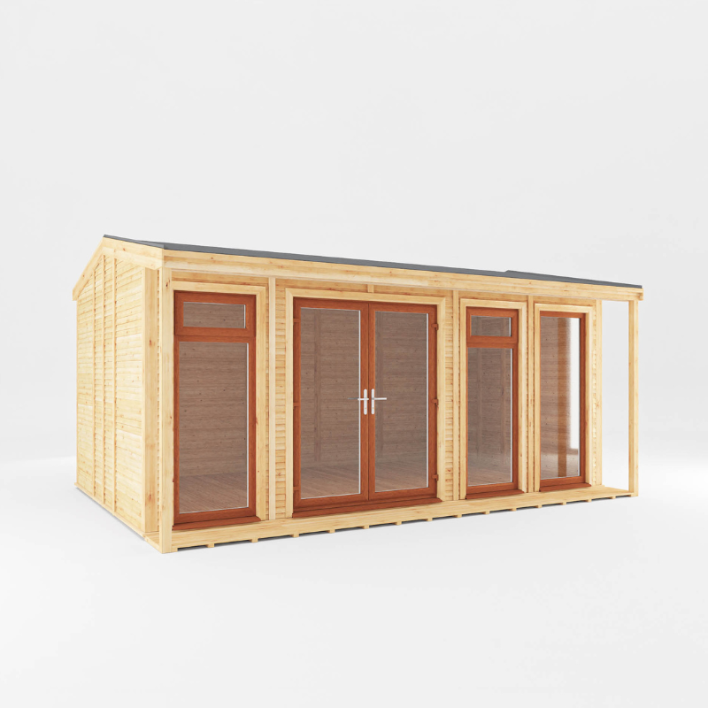 Mercia Thoresby 5x3m Insulated Garden Room – UPVC Double Glazed Home Office, Gym & Studio