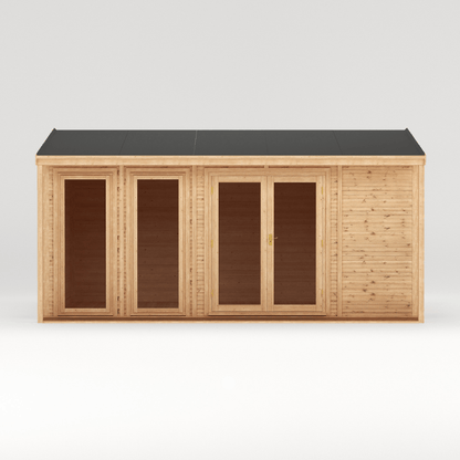 Mercia Thoresby 5x3m Premium Insulated Garden Room | All-Year Garden Office, Home Gym & Living Space