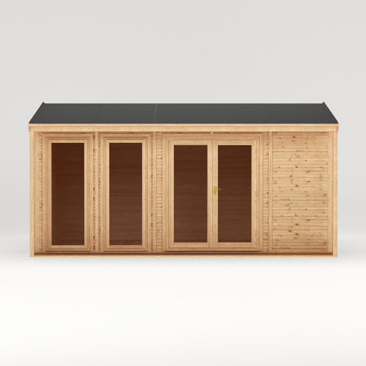 Mercia Thoresby 5x3m Premium Insulated Garden Room | All-Year Garden Office, Home Gym & Living Space